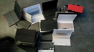 Apple iPad 4  Mini 7" Folio zagg belkin Bluetooth Keyboard(lot of 35) - Picture 1 of 8