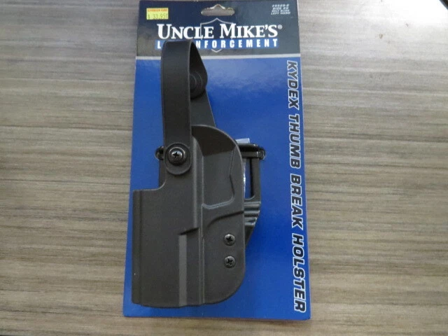 Uncle Mike's Kydex Thumb Break Paddle Holster Walther P99 LH (29)- Black - Image 1 of 1