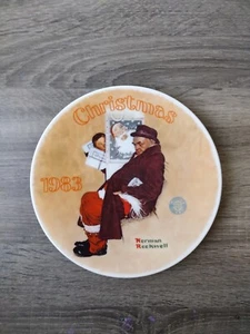 Norman Rockwell Santa in the Subway Limited Ed. Collector Plate - Picture 1 of 5