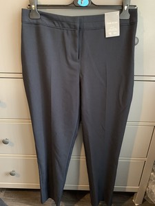 F\u0026F Blue Slim Trousers for Women for 