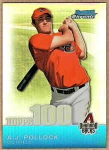 A.J.Seelachs - 2010 Bowman Chrome Topps 100 Prospects Refraktor RC /499 - Bild 1 von 2