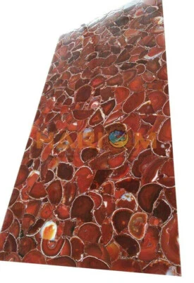 5'x3' German Onyx Agate Center Dining Table Top Restaurant Hallway Decors A038 - Image 1 of 3