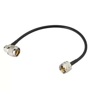 PL-259 Cable UHF (Pl259) Male to Male RG58 RF Coax Cable 5m For HAM & CB Radio - Picture 1 of 3