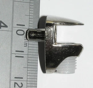 Paquete de 4 abrazaderas de soporte para estante de vidrio ajustable (4 mm-6 mm) orificio de 5 mm - Imagen 1 de 1