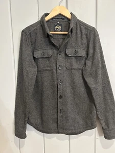 Camisa para hombre SUPERDRY VINTAGE talla M The Ultimate Tweed gris/negro - Imagen 1 de 5
