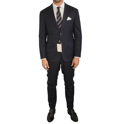 Men Suitsupply Suit Napoli Navy Blue Regular Fit Reda EU42 UK/US32 S316 - Image 1 of 4