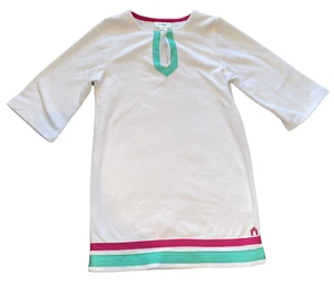 Cabana Life girls terry cloth swim beach white cover up 6 - Picture 1 of 2