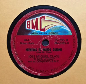 JOSE MIGUEL CLASS / MIENTRAS EL MUNDO DUERME / NO TE VAYAS / 78 RPM RECORD - Picture 1 of 2