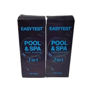 EASYTEST 7-Way Pool Test Strips 150×2 Strips Water Chemical Testing for Hot tub - Picture 1 of 3