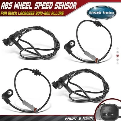 4 件装全新前后 ABS 车轮速度传感器适用于别克 LaCrosse 2010 - 2011 Allure — 第 1/4 张图片