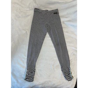 Matilda Jane Joanna Gaines Girls Haystack Black White Striped Legging Pants 10 - Picture 1 of 5