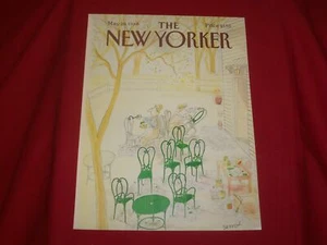 1985 MAY 20 NEW YORKER MAGAZINE FRONT COVER ONLY - GREAT ART FOR FRAMING - Picture 1 of 1