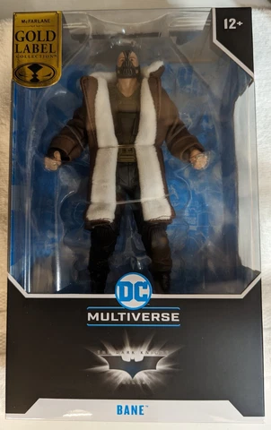 SDCC 2023 DC McFarlane Toys The Dark Knight Trilogy Gold Label Bane IN HAND Cover