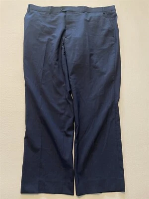 Pantalón de vestir Jack Victor 42 x 30 Reflex elástico Croft azul oscuro micro cuadros Foto 1 de 4
