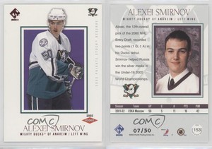 2002-03 Pacific Private Stock Reserve Red /50 Alexei Smirnov #153 Rookie RC