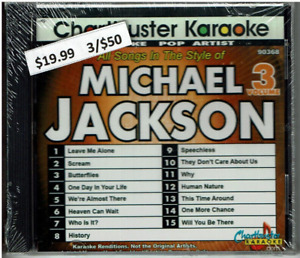 Chartbuster MICHAEL JACKSON V3 Karaoke CDG SCREAM Why HISTORY One More Chance