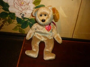 1999 Signature Bear TY Beanie Baby With Rare Tag Errors, all orig. - Bild 1 von 6