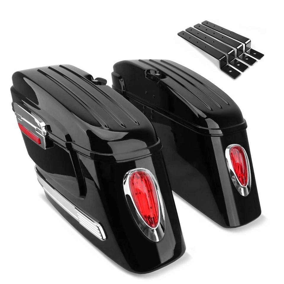 Hard Saddlebags for Yamaha XV 1900 Midnight Star + supports SC7 - Imagem 1 de 4