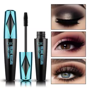 5D Silk Fiber Eyelash Mascara Waterproof Length Thick Long Lasting Smudge-Proof - Picture 1 of 10