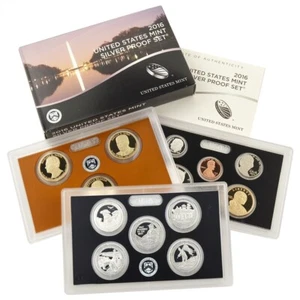 2016 UNITED STATES MINT SILVER PROOF SET***OGP & COA - Picture 1 of 1