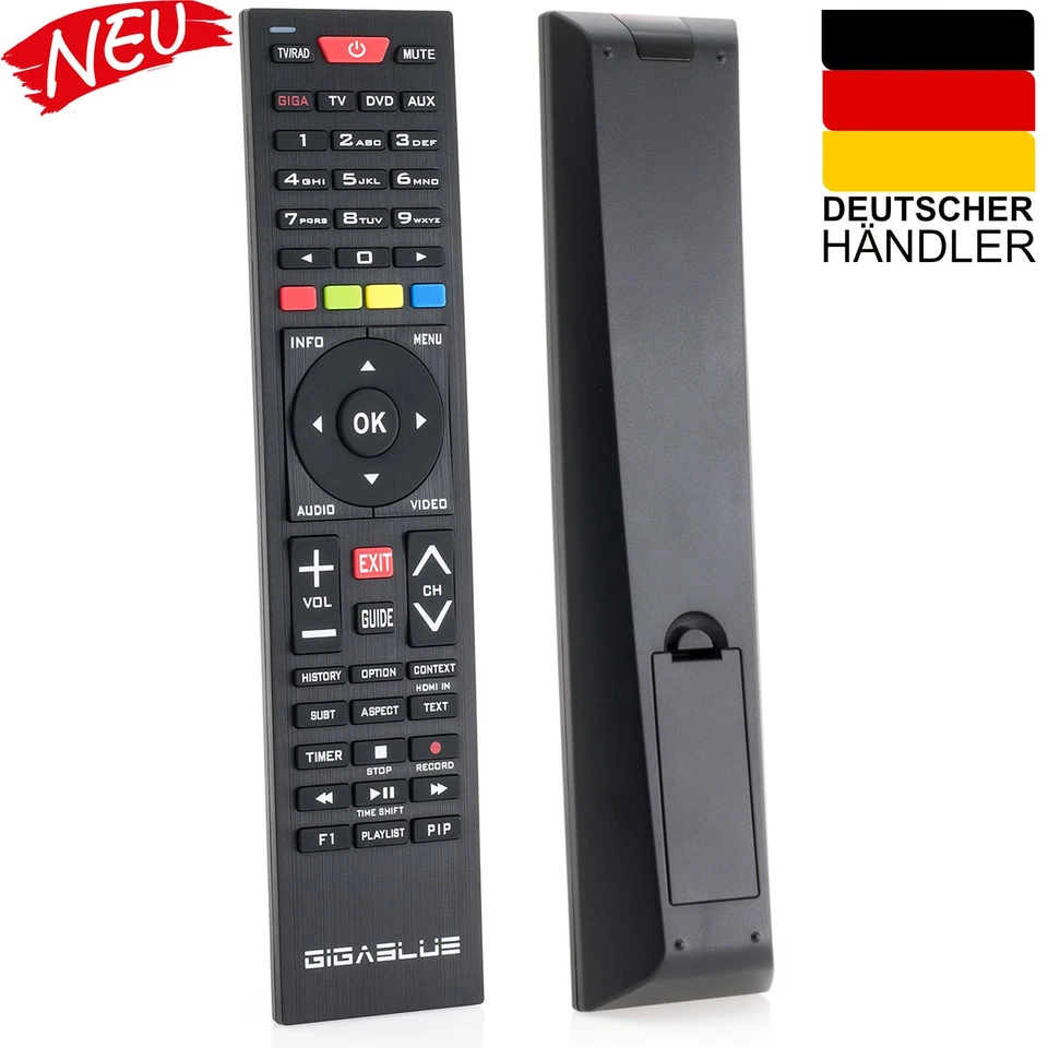 GigaBlue Telecomando V2 Telecomando Di Ricambio Standard Universale - Immagine 1 di 4