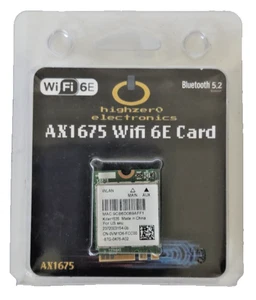Highzer0 Electronics AX1675 Wifi 6E Card - Picture 1 of 2