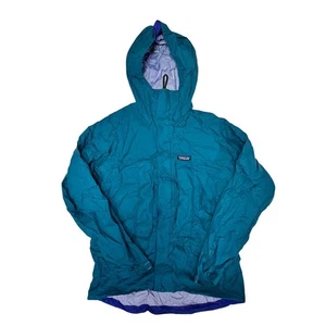 Giacca antipioggia uomo Patagonia blu leggera escursionismo blu piccola full zip adulto - Foto 1 di 7