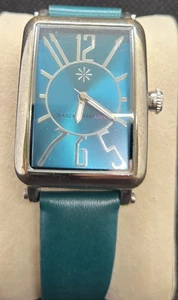 ISAAC MIZRAHI LIVE! Genuine Leather Quartz Analog Women's Watch New Battery... - Picture 1 of 5