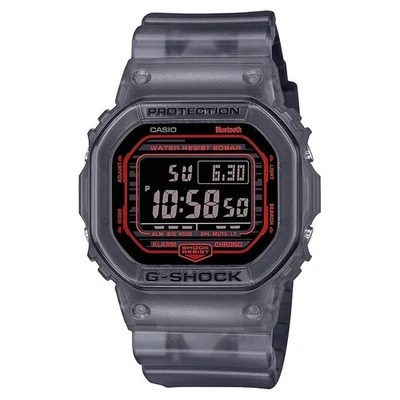 Orologio Uomo Digitale CASIO G-SHOCK DW-B5600G-1 Nero Trasparente Bluetooth N... - Immagine 1 di 4