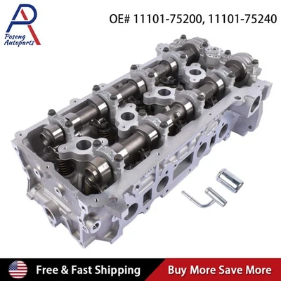 Cylinder Head For 2005-2022 Toyota Tacoma 4Runner Hilux Hiace 2.7L DOHC 2TR-FE - Image 1 of 4