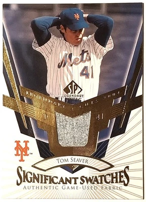 Tom Seaver 2004 Upper Deck SP "Significant Muestras" Auténtico Juego Usado/HOF Foto 1 de 2