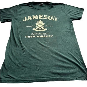 Jameson Irish Whiskey Short Sleeve T-Shirt Green Men's Size Medium Tee Shirt Top - Picture 1 of 10