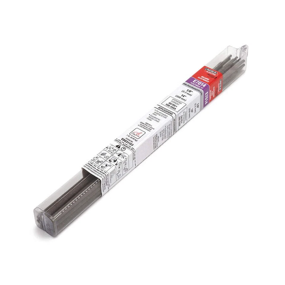 LINCOLN ELECTRIC ED033507 Stick Electrode,7014,1/8 In,14 L,5 lb. 12C111 - Image 1 of 1