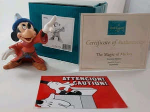 Walt Disney Classics Collection "Sorcerer Mickey" 1234299 Fantasia WDCC COA Box - Picture 1 of 16