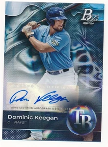 DOMINIC KEEGAN 2023 BOWMAN PLATINUM BASEBALL #TOP-63 SP AUTO MINT - Picture 1 of 2