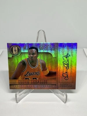 2012-13 Panini Gold Standard Marks of Gold /149 Cedric Ceballos #26 Auto Foto 1 de 2