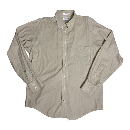Camicia uomo Burberrys Of London a righe pesca manica lunga con bottoni 15 5 35
