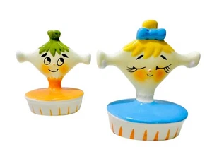 Grant Howard Associates Vintage Flirting Pixies Salt & Pepper Shaker Set 35027 - Picture 1 of 11