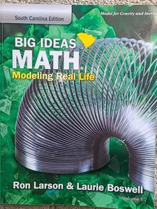 Big Ideas Mathe Modellierung Real Life South Carolina Ausgabe Klasse K Band 1 - Bild 1 von 12