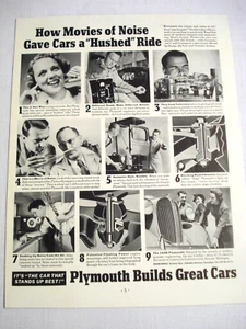1937 Autowerbung Plymouth baut tolle Autos - Bild 1 von 1
