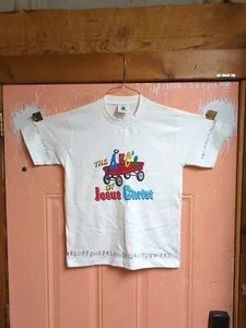 Vintage Jesus Shirt The ABC's Of Jesus Christ  All Over Print Medium   - Picture 1 of 7