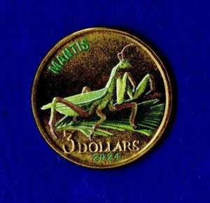 Moneda 2024 Isla Malaita 3 dólares Mantis - Imagen 1 de 2