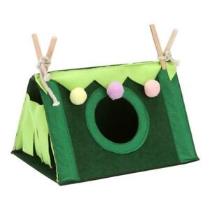 Animal Hideout Tent Breathable Pet Supplies 16.5x10.2x11.8in Guinea Pig Hideout