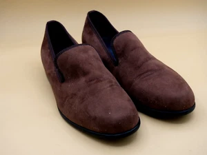 Duke & Dexter Brown Size 10 Men’s Loafer Slip Ons, Handmade England - Picture 1 of 5
