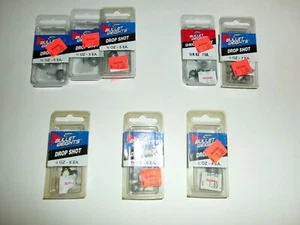 58 Total Bullet Weights Drop Shot Sinkers 1/8 oz to 3/8 oz. Fishing - NIP* - Picture 1 of 8