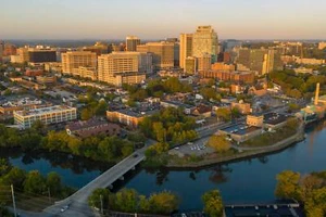 Wilmington DE skyline canvas, Wilmington Delaware Canvas, Wilmington Canvas Wal