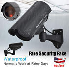 Dummy Security Camera Fake LEDs Flash Light Home Office Surveillance Waterproof