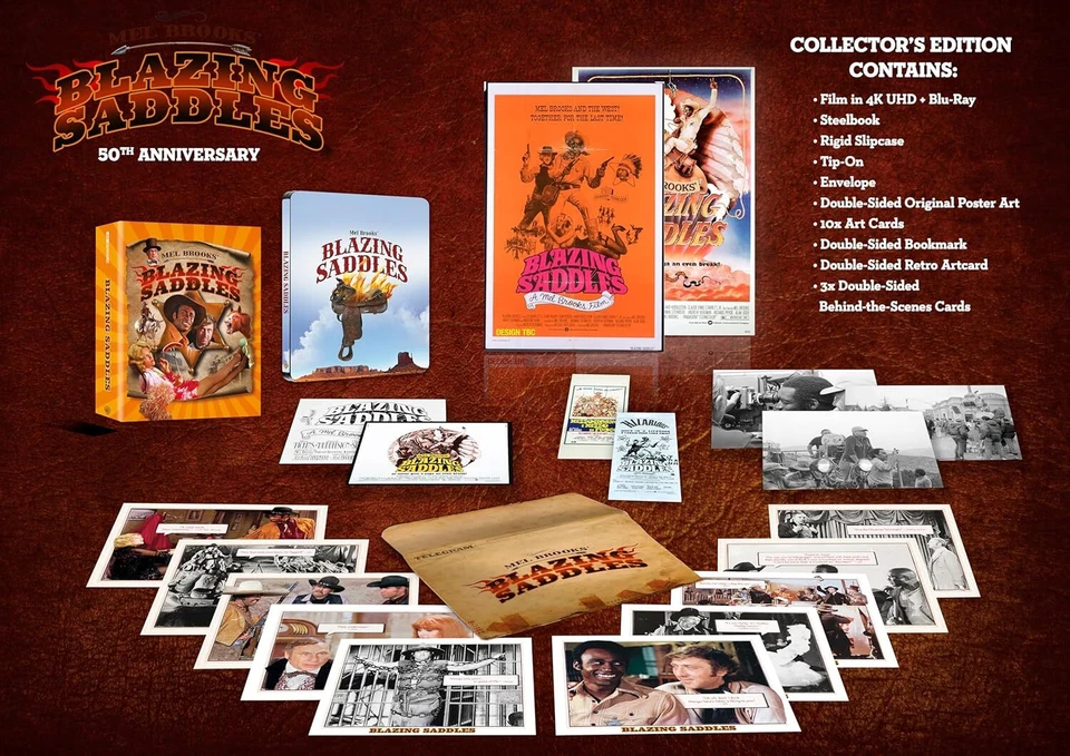 Blazing Saddles Limited Steelbook Ultimate Collectors Edition 4K BD Region Free - Image 1 of 1