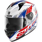 Shark Ridill 1.2 Motorcycle Motorbike Helmet Phaz White / Blue / Red