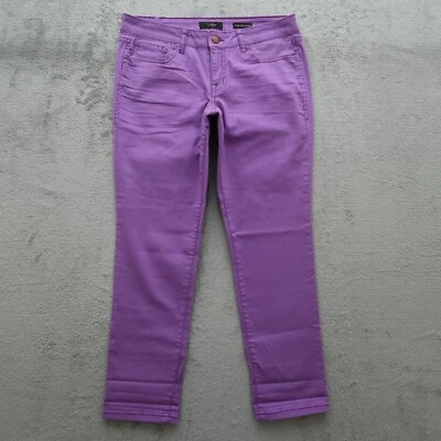 Jessica Simpson Jeans Womens Size 30 Purple Low-Rise Straight Pants 27.5" Inseam - Image 1 of 4